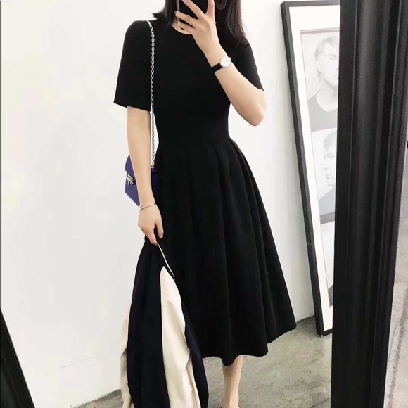 Semi formal Business Casual Black Dress - Picture 1 of 6